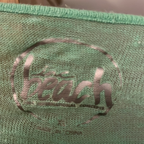 INC Beach Appliqué Mint Green Long Sleeve Shirt - Picture 3 of 5